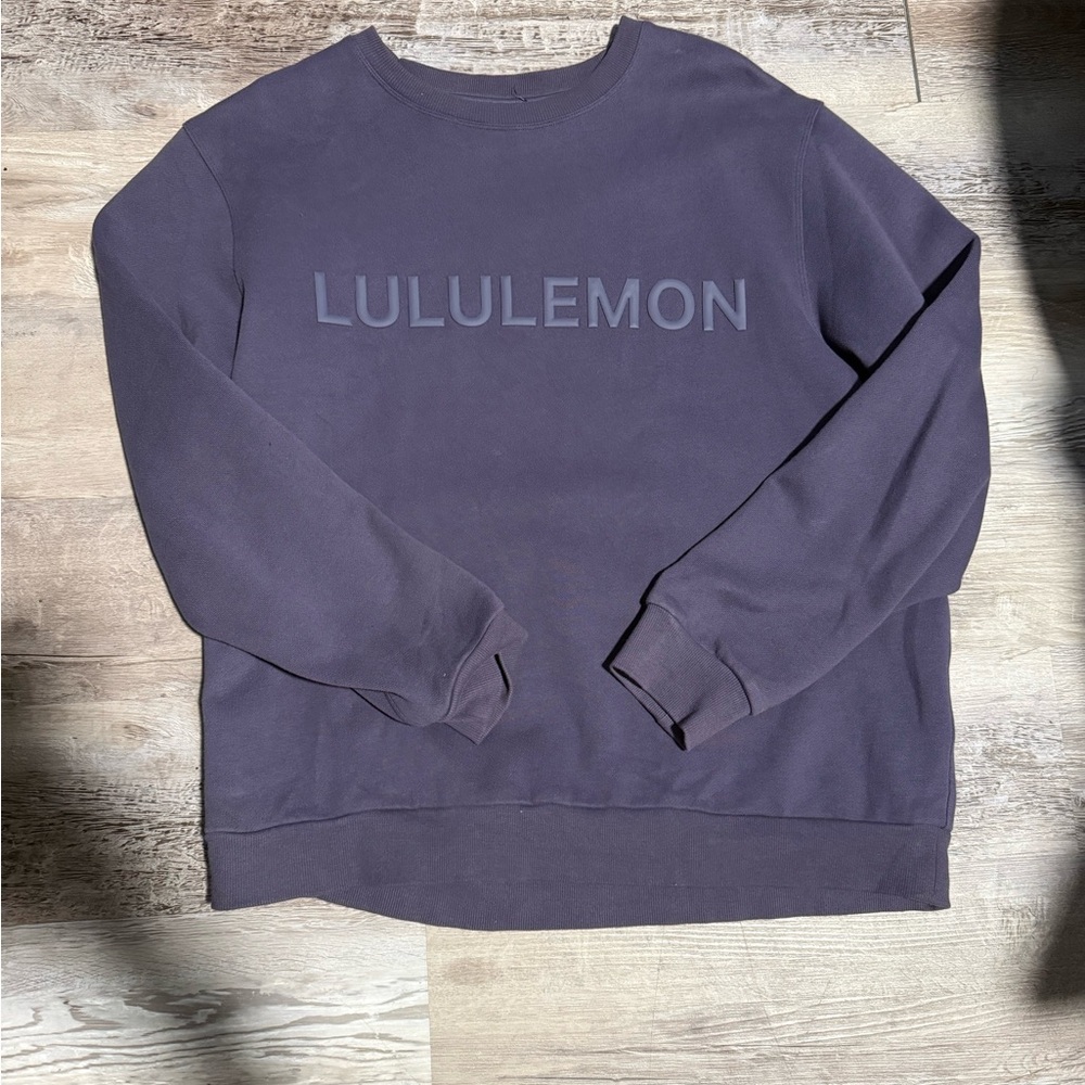 lululemon athletica Men's Dark Purple Crewneck Sweater